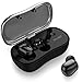 Syllable Wireless Earbuds,Wireless Headphones Bluetooth Headset Wireless Earphones IPX7 Waterproof Bluetooth 5.0 Stereo Hi-Fi Sound with Charging Case (Black)
