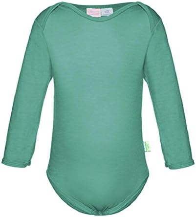 Merino Baby Bodysuit 1-2 yrs Teal