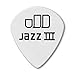 Jim Dunlop 478P1.0 Tortex® White Jazz III, 1.0mm, 12/Player's Pack