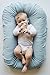 Snuggle Me Extra Organic Cotton Cover for the Snuggle Me Infant Padded Loungers with Center Sling, Skye