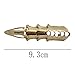 HuaYang Lady Men Punk Full Finger Joint Armor Knuckle Huge Robot Metal Armoring Ring(Silver)