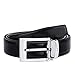 Tonly Monders Reversible Men's Leather Belt, Black/Brown, 1.25 Inch Wide, 44 45 46 47 Waist Big And Tall