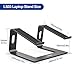 Besign LS03 Aluminum Laptop Stand, Ergonomic Detachable Computer Stand, Riser Holder Notebook Stand Compatible with MacBook Air Pro, Dell, HP, Lenovo More 10-15.6″ Laptopsthumb 4