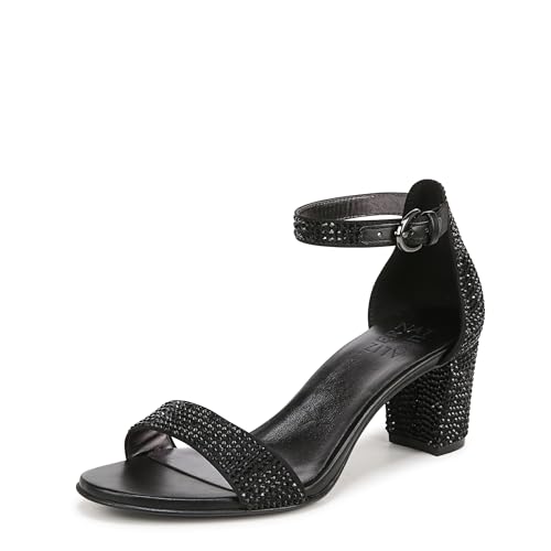 Naturalizer Women's Vera Sandal Black Glitz 10 W