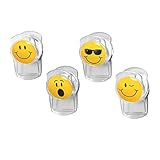 Spectrum 010591007272 Smiley Face Magnetic Clip, Assorted