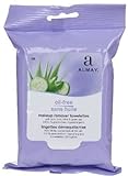 Almay Makeup Remover Cleansing Towelettes, Oil-Free 25 ea (Pack of 4)