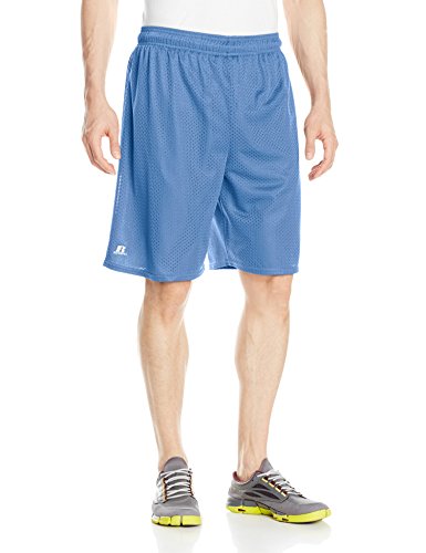 Russell Athletic Men's 9 Inch Mesh Short, Columbia Blue, Small