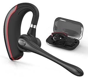 Bluetooth Headset, Hands Free Wireless Earpiece V4.1 w/Mic