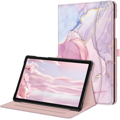 Fintie Custodia per Samsung Galaxy Tab A9 Plus/A9+ 5G 11 pollici 2023 modello (SM-X210/X216/X218), visualizzazione multi-angolo Smart Stand Back Cover con tasca Auto Wake/Sleep, Dreamy Marble