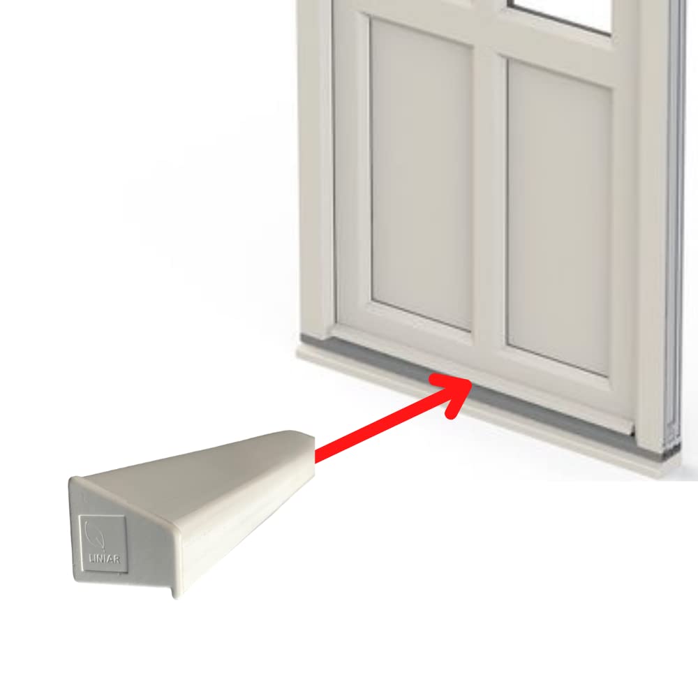 White Cill Door Drip 1 Meter, for Bottom of External Door