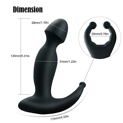 Lovexotic Multi Speed Vibrating Prostate Massager Advanced Silicone Male P-Spot Vibrator Anal Sex Toys for Man - Thumbnail 5