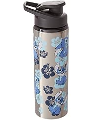 Silver Buffalo LO0189ST Disney Lilo and Stitch Stainless Steel Water Bottle, 25-oz