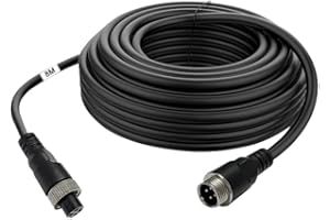 VOJKOREL Auto 4-pin Aviation Video Extension Cable, Backup Camera Extension Cable for Car, Trailer, Bus, Truck Reversing Rear