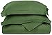 Superior Combed Cotton, 300 Thread Count 3 Piece Duvet Cover Set with 2 Pillow Shams, Single Ply Cotton, Soft and Luxurious Bedding Sets - Full/Queen Duvet Cover, Hunter Green