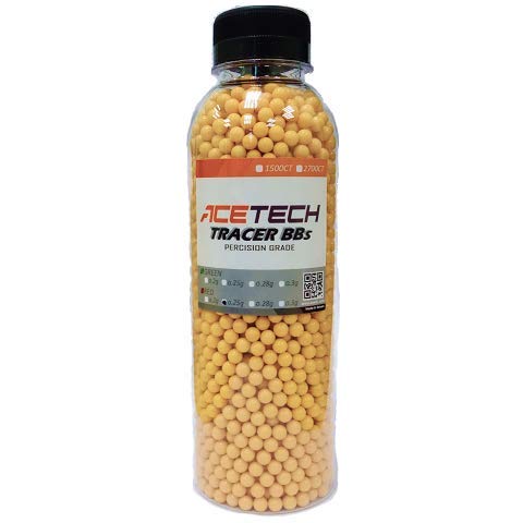 ACETECH Airsoft Gun Glow in Dark Tracer (Red 0.2g 2700CT)