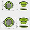 YCYM-Direct-Set-of-2-Collapsible-Colander-with-Handle-Folding-ColanderSilicone-Colander-for-Kitchen-Strainer-Space-Saver-2-SizeRed YCYM-Direct Set of 2 Collapsible Colander with Handle Folding Colander,Silicone Colander for Kitchen Strainer Space…