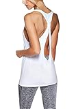 Mippo Women's Sexy Summer Tops Sleeveless Halter Sexy Cut Out Back Tank Tops Blouse Backless Knot Camisole Flowy Yoga Tops White S