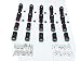 CNKF 10Sets DT Connector kit Waterproof Sealed Electrical Plug housing Wire Connector 16-22AWG DT04-4P DT06-4S (4P,Black)