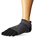 Injinji Women's Lightweight No-Show Running Socks Black/Grey 7.5-10.5, Daffodil, M-L