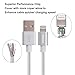 Lightning Cable, KOOWIEN 3Pack 3FT 6FT 10FT 3IN1 Tangle Free Nylon Braided 8 Pin USB Charging Cord Sync Cable for Apple iPhone 6/6s/6 plus/6s plus,iPhone7/7plus, iPad Air/Mini,iPod Nano/Touch (Silver)