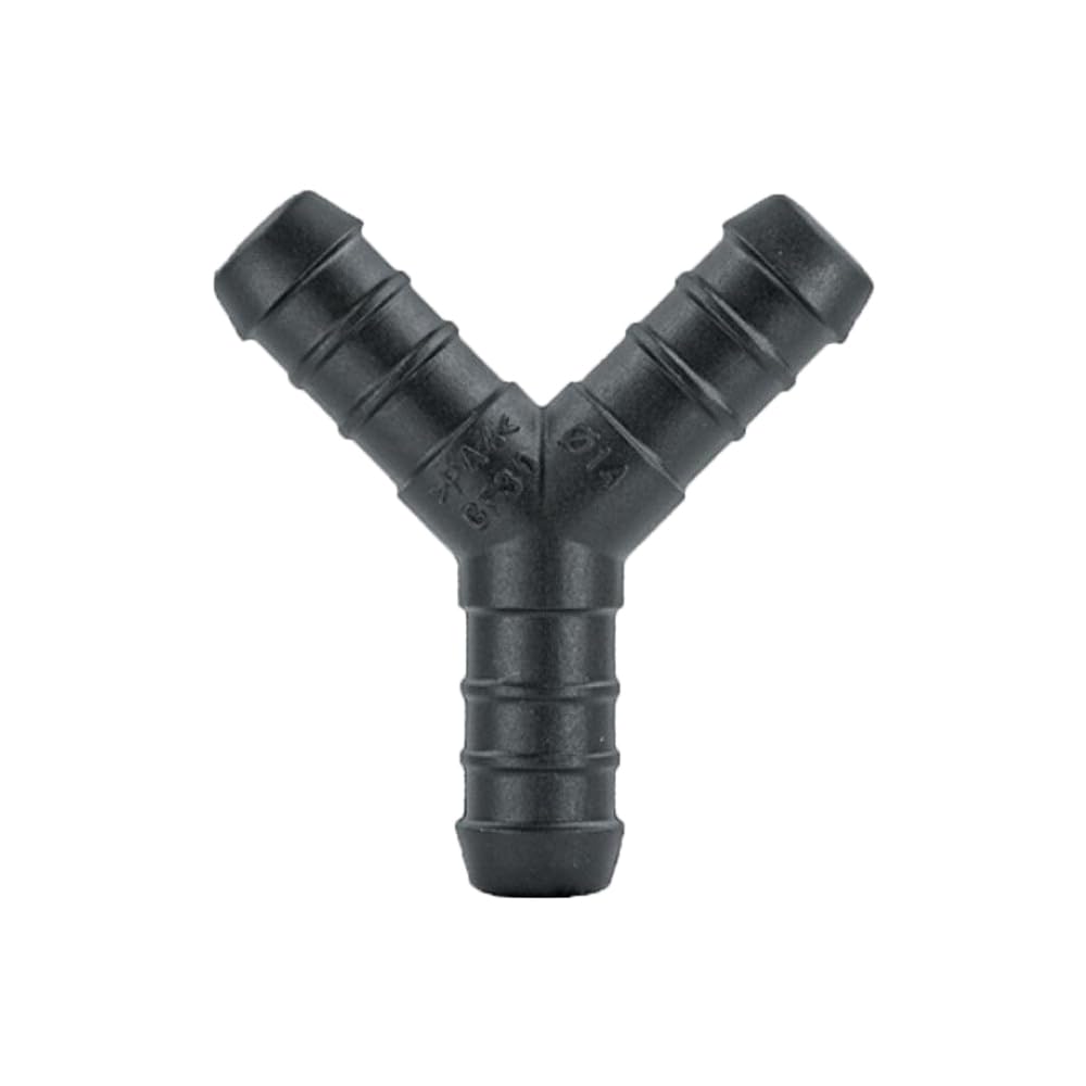 UKCABLE-TIES 2X Y-Piece Splitter Connector Hose Tube Pipe 3-Way Fuel Air Water Pipe Connector Joiner (Size: 14mm - (PJ41))