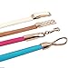 kilofly 4pc Women's Genuine Leather Adjustable Thin Skinny Belt Waistband Set