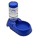 Pet Water Dispenser,Automatic Pet Cafe Replendish Gravity Waterer Fountain Portable Dog Cat Traveling Camping Hiking Outdoor Indoor Water Station Drink Bottle Plastic Bowl Dispenser Drinking Feeder