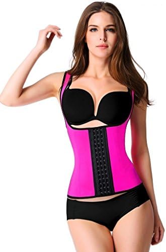 Balilusha Latex Waistcoat Waist Trainer Corset Cincher Trimmer Girdle Shapewear for Women