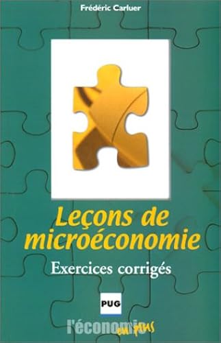 Download Leçons de microéconomie : Exercices corrigés PDF