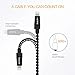 Kinps Apple MFi Certified Lightning to USB Cable 10ft/3m iPhone Charger Cord Super Long for iPhone X / 8 / 8 Plus / 7 / 7 Plus / 6S / 6S Plus / 6 / 6 Plus / SE, iPad Pro/Air/Mini (10FT Black & Silver)