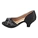 BELLA MARIE ID25 Girl's Rhinestone D'orsay Dress Sandal
