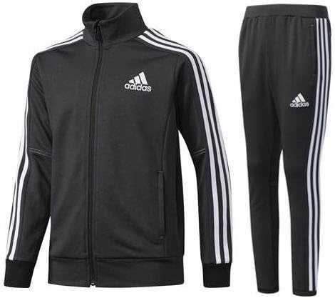 Amazon アディダス Adidas 24 7 デニム ジャージ ジュニア 上下 Djh60 Bq6400 Djh61 Bq6407 ブラック ホワイト フィットネス トレーニング ボーイズ 通販