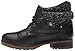 Refresh WYNNE-01 Women's combat style lace up ankle bootie,Wynne-01 Black 8.5