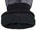 Simplicity Men's Thinsulate Insulation Winter Waterproof Ski Gloves,Black,L
