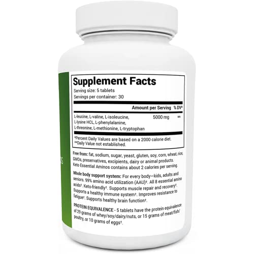 Dr. Berg's Keto Essential Aminos Contains 8 Essentials Amino Acids