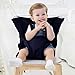 Baby Portable High Chair Travel Harness Seat for Toddler Feeding, Safety Washable Cloth Harness with Adjustable Straps Shoulder Belt