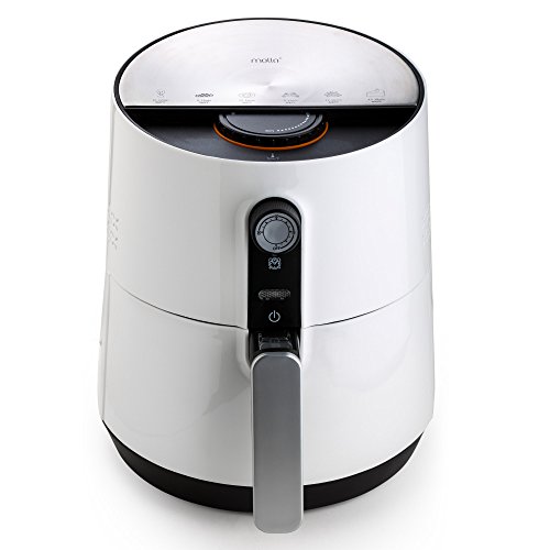 Click Here to See More Images Molla AirSmart Air Fryer, 2.6L in Elegant White with Accessories and Gourmet Recipe Booklet