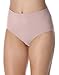 Barelythere Women's Solid Microfiber Full Brief Panty, Rosewood, 6/7