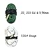 FUNANASUN ch-leash04 Bore Cleaner Snake AR Rifle Shotgun Gun Cleaning Kit for 9mm 5.56mm .223 .22 .308 12Ga (Choose More Calibers), 2 Piece