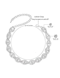 Gargantilla de plata con diamantes de imitación, de la marca Miraculous Garden, regalo de cumpleaños para mujeres, fiestas, bodas, graduaciones, joyas de cristal de moda para ella.