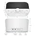 LATME White Noise Machine with 28 High Fidelity Non-Looping White and Fan Noise Sounds,Nature Sounds,Sleep Timer Portable Sound Therapy for Baby Kids Adults Home,Office Travel (White-Grey)