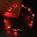 LED Flower Crown,Coxeer 8PCS LED Flower Wreath Headband Luminous 10 LED Flower Headpiece Flower Headdress for Girls Women Wedding,Holiday, Gifts Dress Up Accessories,Photography,Halloween Party