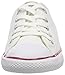 Converse Women's Dainty Canvas Low Top Sneaker, White, 7.5 M US