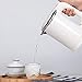 T-magitic 0.5 Liter Portable Electric Kettle,110V / 220V Dual Voltage, Little Travel Kettle, Small Size,Mini Kettle - Boiling Water For Coffee, Tea(White)