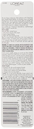 L’ORÉAL PARIS BROW STYLIST KABUKI BLENDER BROW CRAYON, DARK BRUNETTE, 0.05 OZ.
