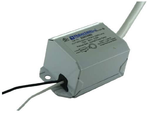ROBERTSON 3P10041 Individual Fluorescent mBallast, 1 FC6T9 or FC8T9 Circline Lamp, Preheat Start, 120Vac, 60Hz, Normal Ballast Factor, NPF, Model SSN2PWS AM (Replaces Model SSN2PWS /A)