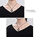 Hearbeingt Cremation Jewelry Urn Necklace for Ashes for Women Men, Circle of Life Eternity Memorial Pendant Ash Jewelry, Black