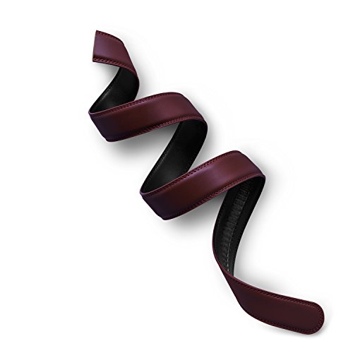 Burgundy Mission Belt Leather, 35mm