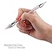 Makartt Dual -ended Nail Rhinestone Picker Beads Picker Dotting Pen Wax Pen With acrylic Handle Manicure Nail Art Tool-Pink
