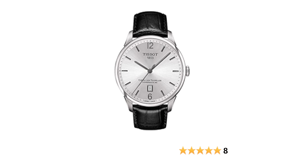 Tissot Mannen analoge Zwitserse automatische horloge met lederen band  T0994071603700 : Amazon.nl: Kleding, schoenen \u0026 sieraden